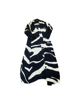 Bel Kazan anthropogie Black & White Zebra Print Maxi Dress